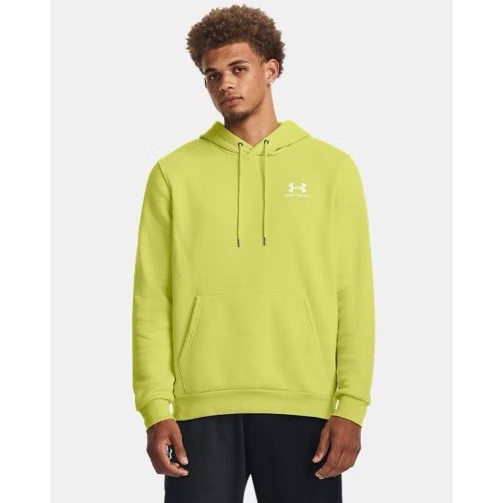 Men's UA‎ Icon Fleece Hoodie X-Large Green XL - Picture 2 of 12